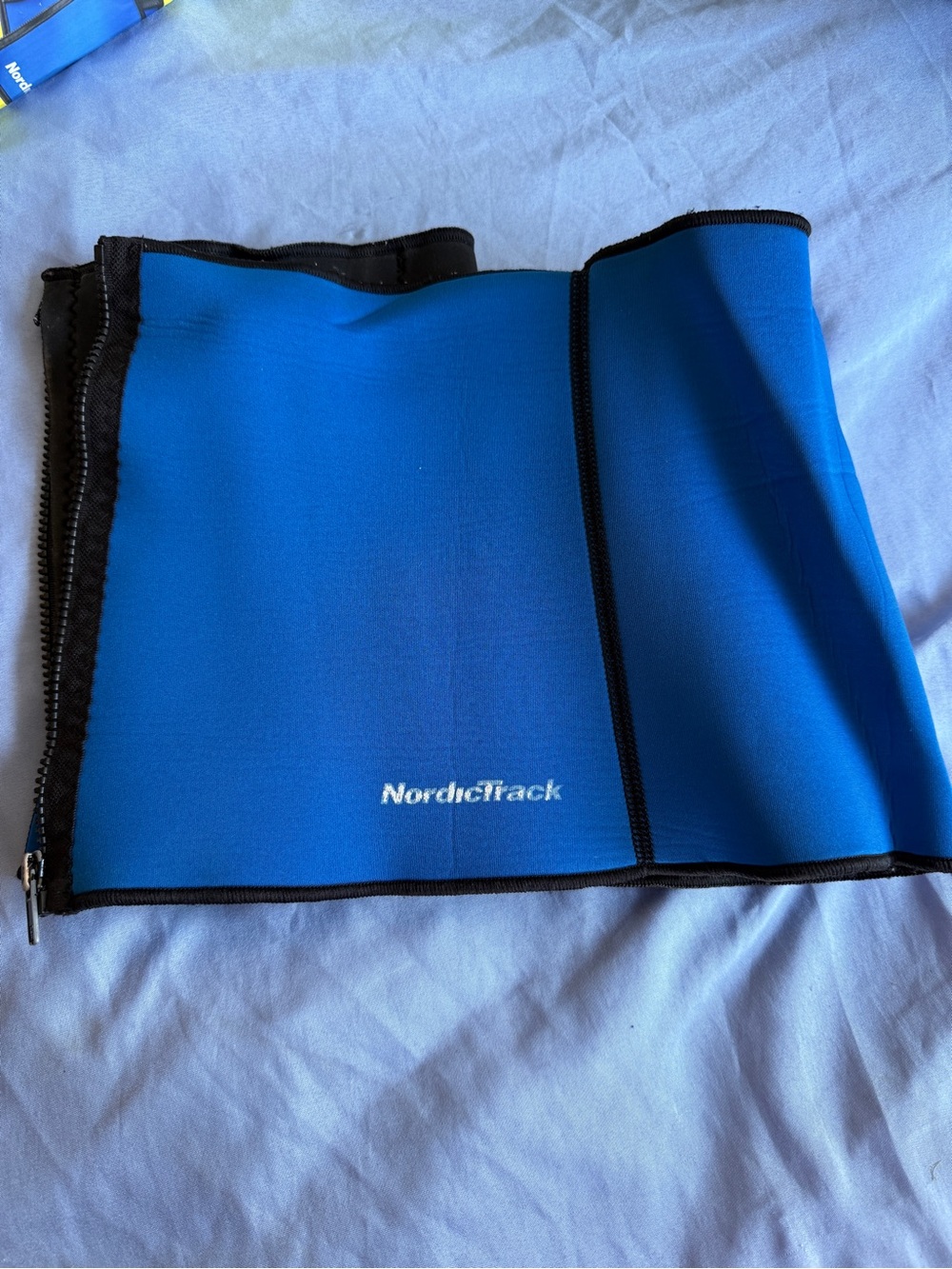 Blue Adjustable Waist Trimmer Belt - Picture 5 of 5